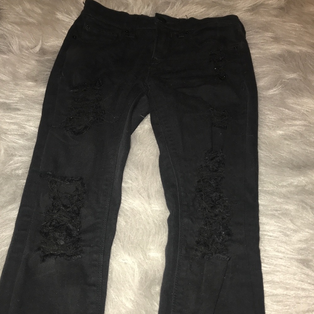 Express ripped jeans